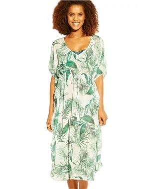 NWT Kona Sol Midi Length Kaftan Cover Up Dress | Beach Swim Cover Up